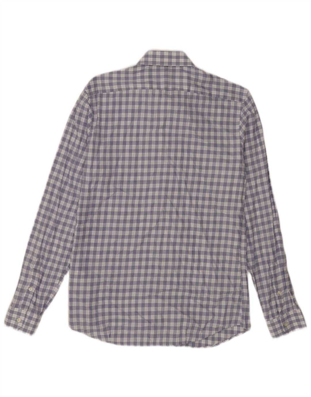 Reiss Slim Fit skjorte til mænd, medium blå ternet bomuld