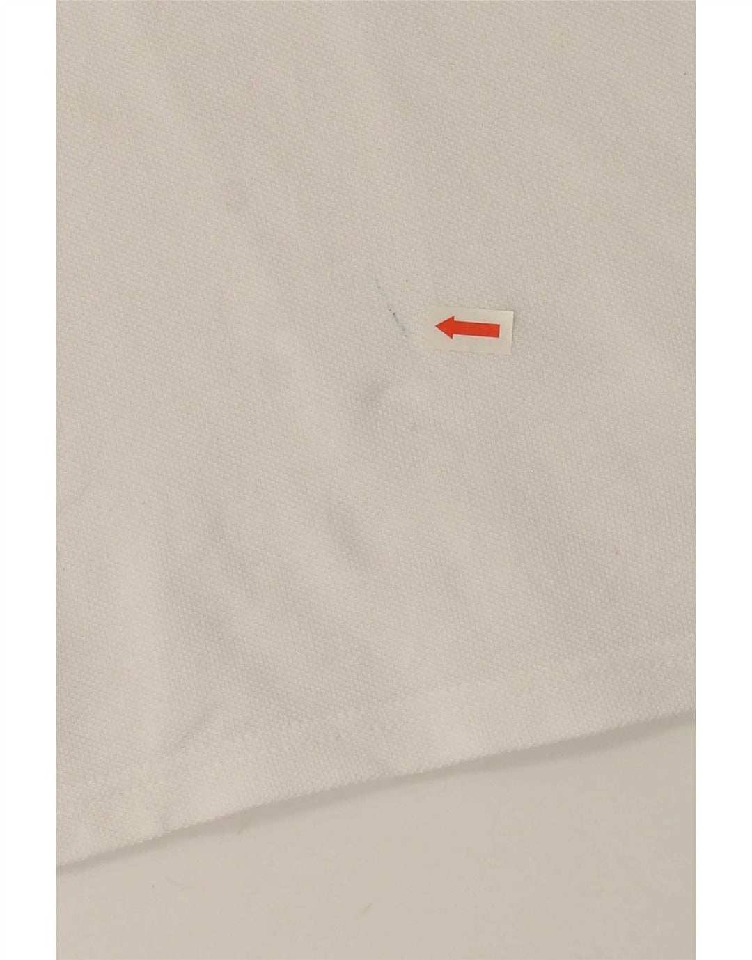 Lyle & Scott herre poloshirt XL hvid stribet bomuld