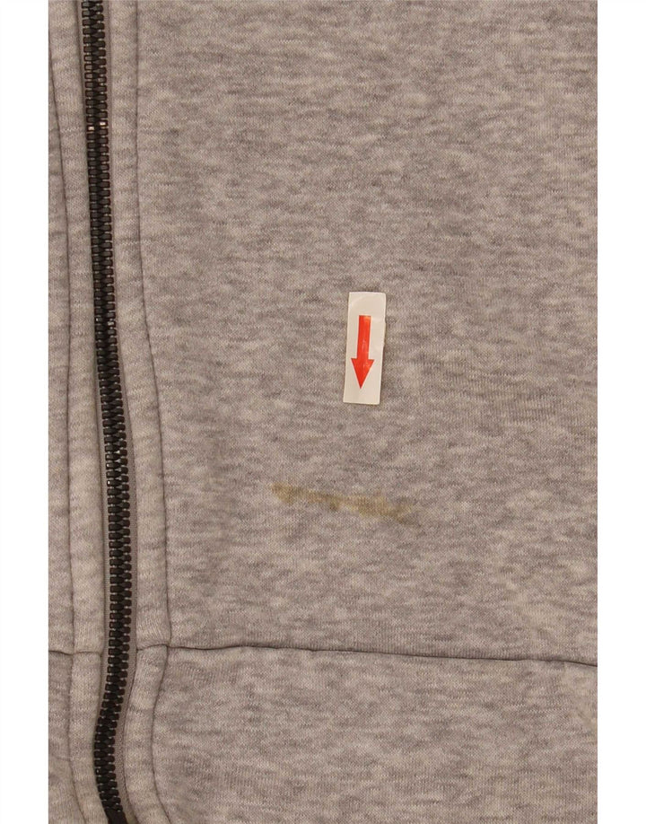 Adidas Herre 3D Arc Zip Hoodie Sweater Medium Grey Bomuld