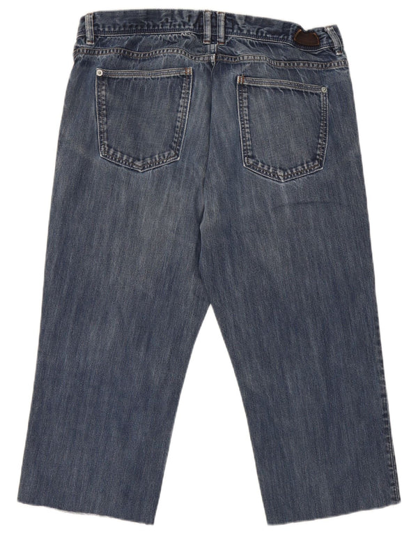 Massimo Dutti Herre Capri Jeans EU 42 Large W32 L20 Blå Bomuld