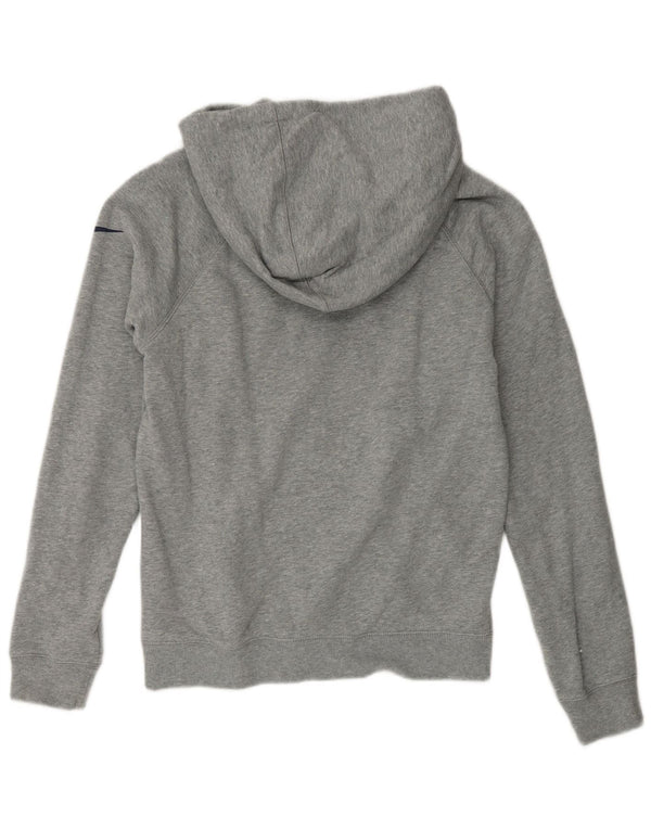 NIKE Womens Los Angeles Chargers Zip Hoodie Sweater UK 14 Medium Grey