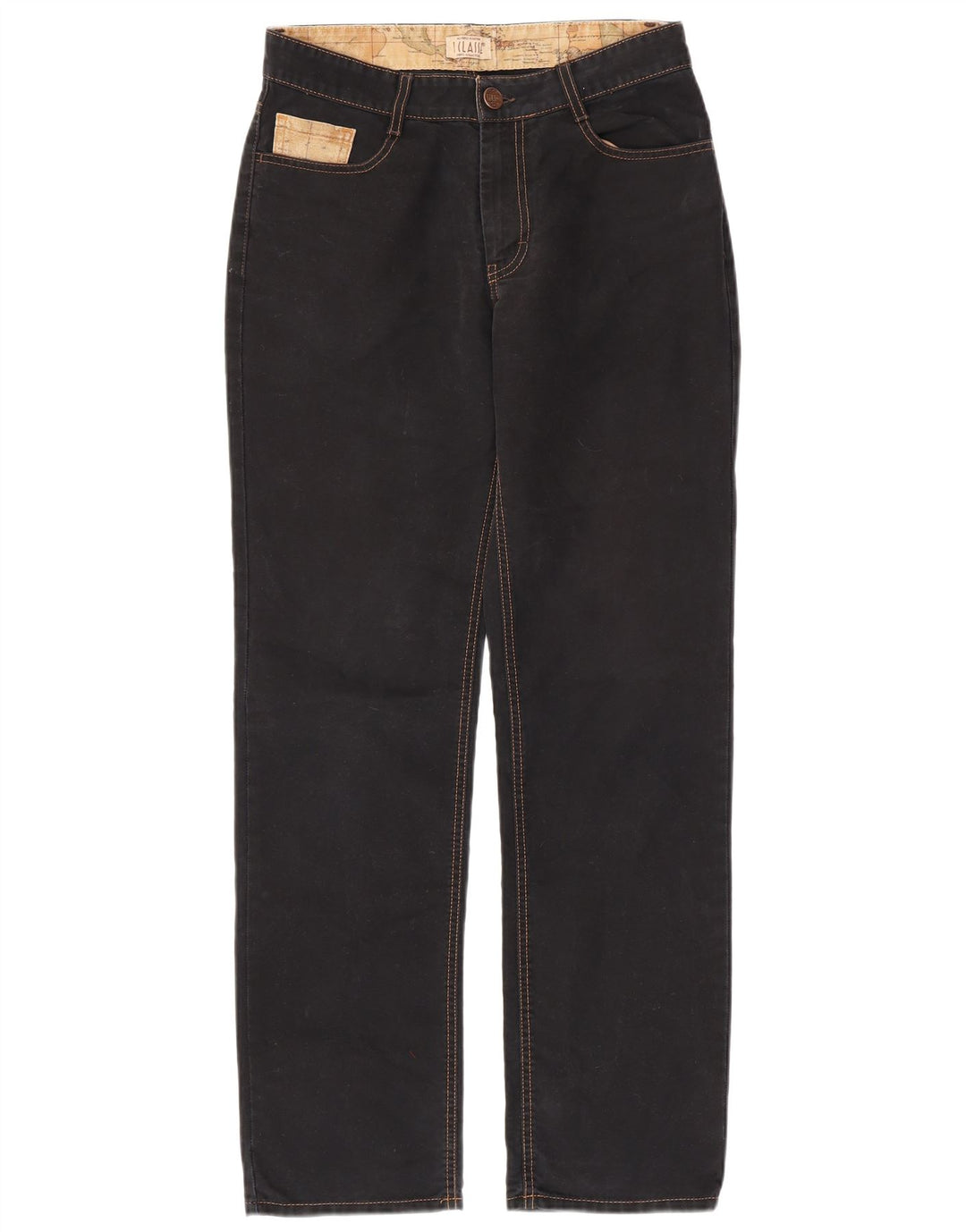 ALVIERO MARTINI Straight jeans til mænd W30 L32 Sort