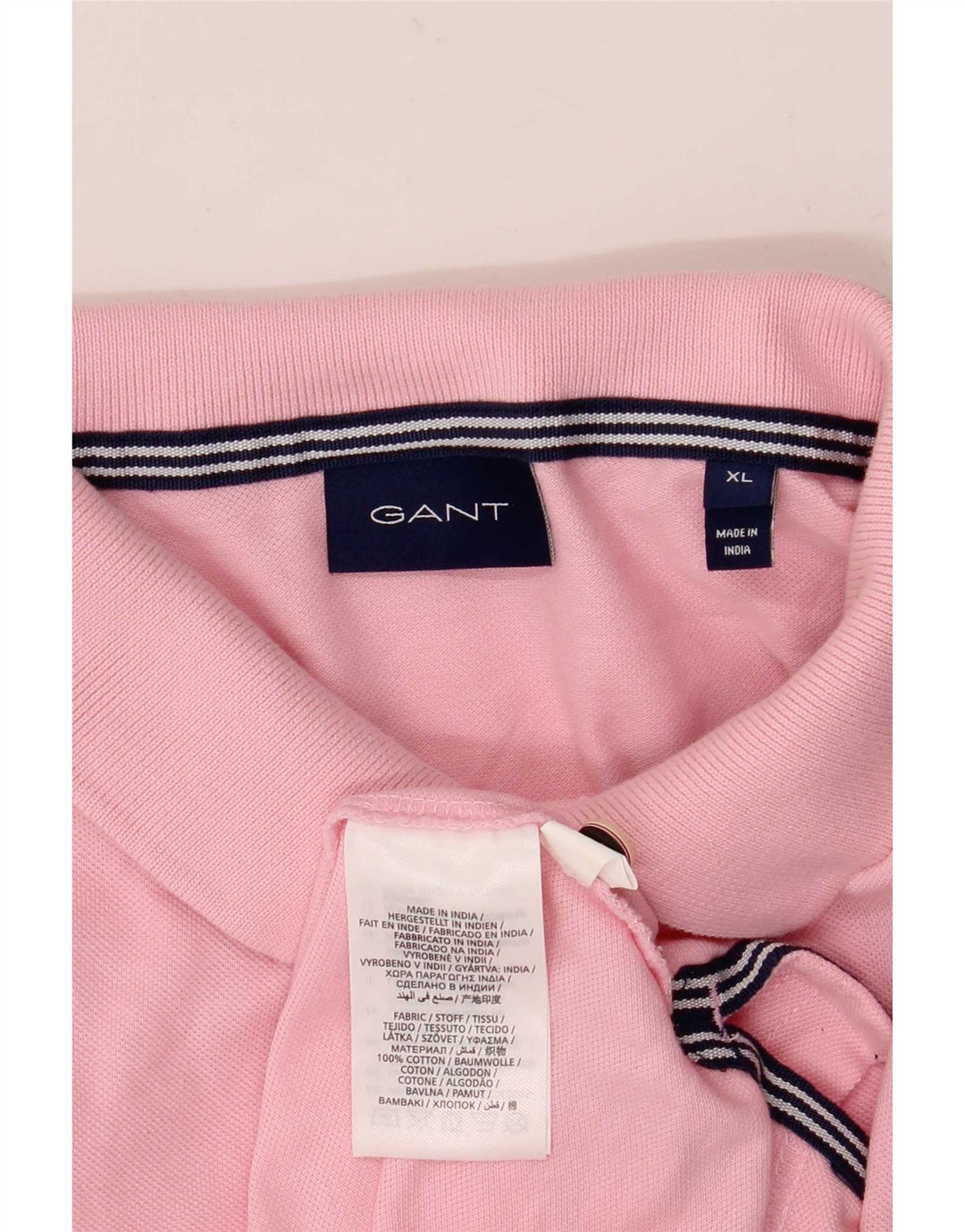 Gant Polo Shirt til mænd XL Pink Bomuld