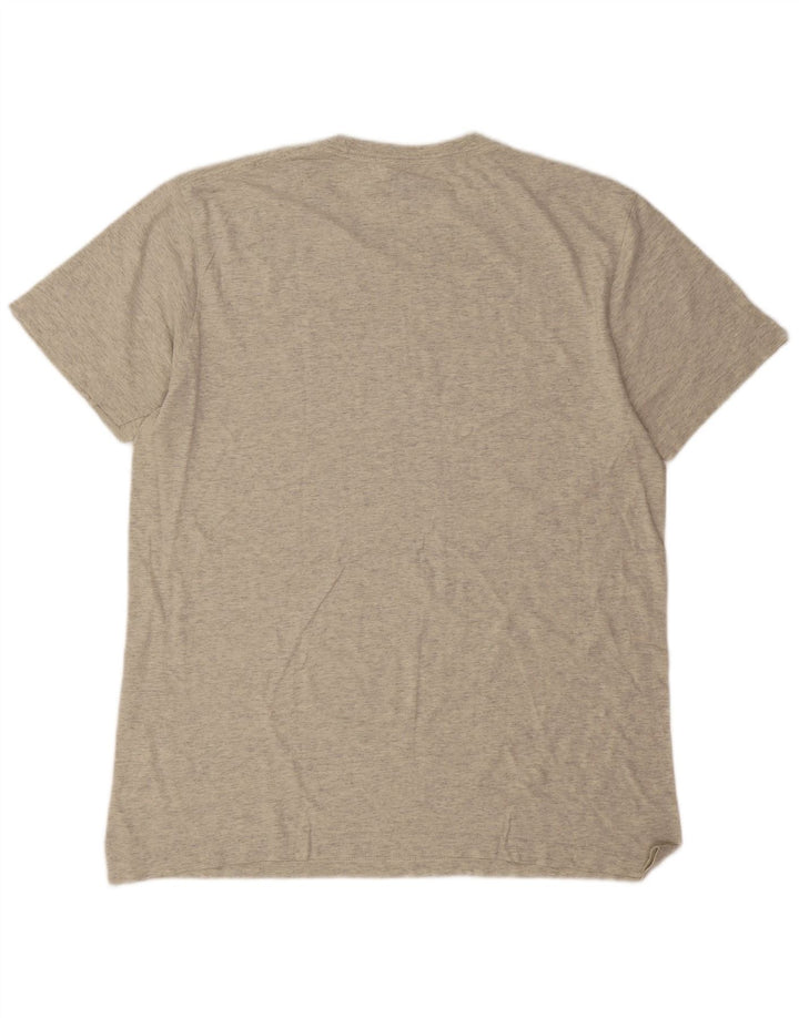 Converse Grafisk T-shirt top til mænd XL Grå Flecked
