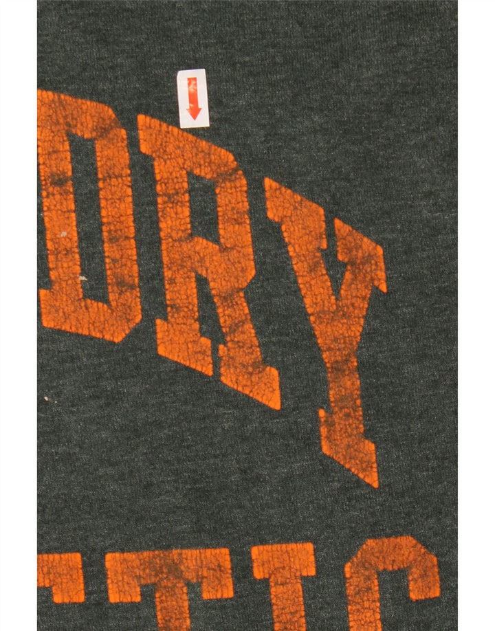 Superdry Grafisk hættetrøje til mænd 2XL Grøn bomuld