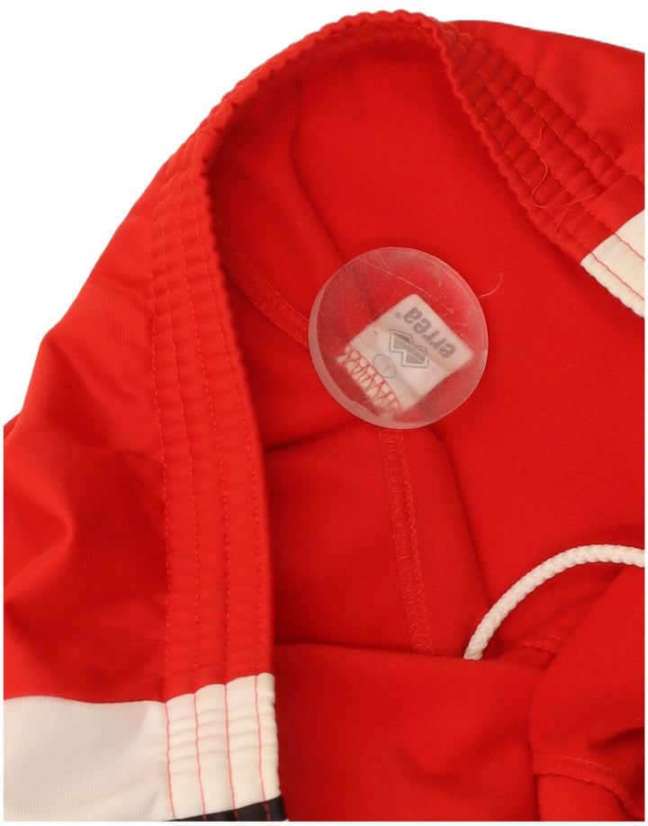 Errea Herre grafisk træningsdragt Bukser Large Rød Colourblock Polyester