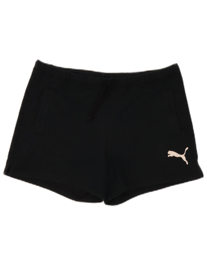Puma Graphic Sports Shorts til kvinder UK 8 Small Black