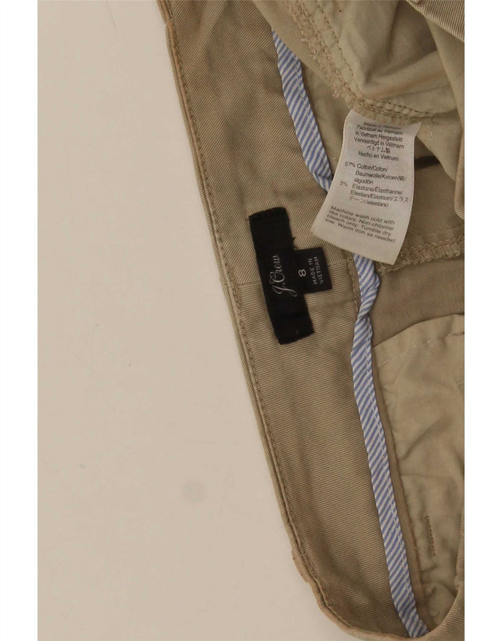 J. Crew Chino Shorts til kvinder US 8 Medium W32 Beige Bomuld