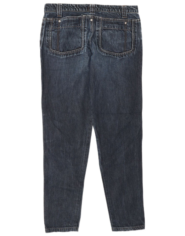 Dolce & Gabbana Dame Slim Jeans IT 48 XL W34 L32 Marineblå Bomuld