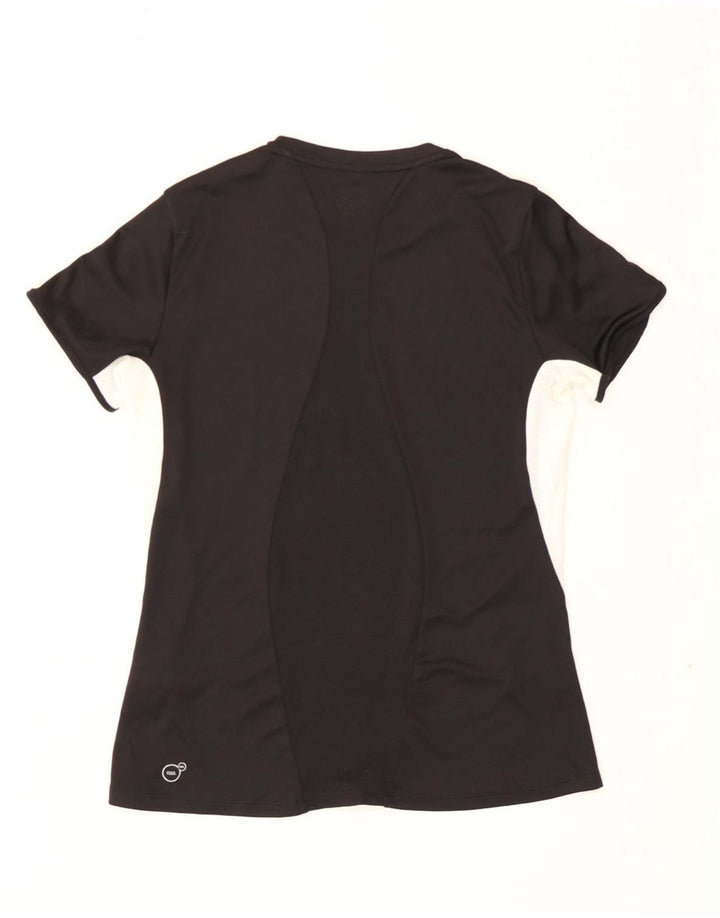Puma T-Shirt Top UK 12 Medium Sort Colourblock Polyester