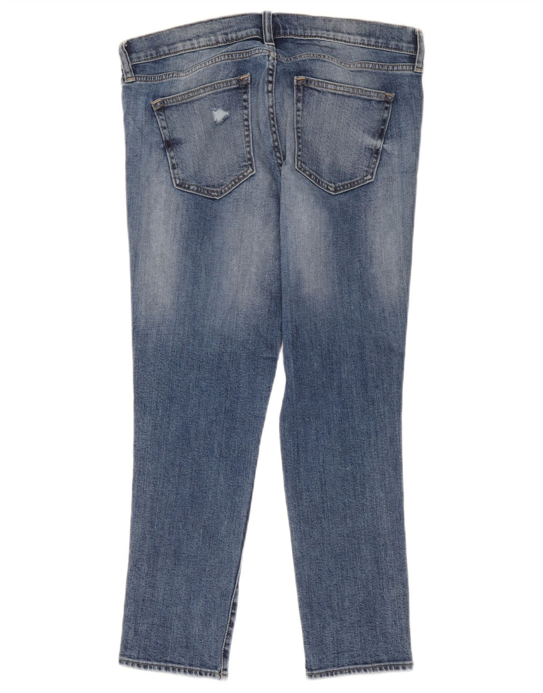 Gap Kvinde Kæreste Distressed Slim Jeans W28 L26 Blå Bomuld