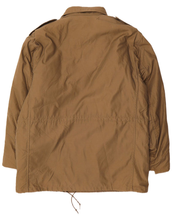 Vintage Herre Military Jacket UK 46 3XL Khaki Polyester