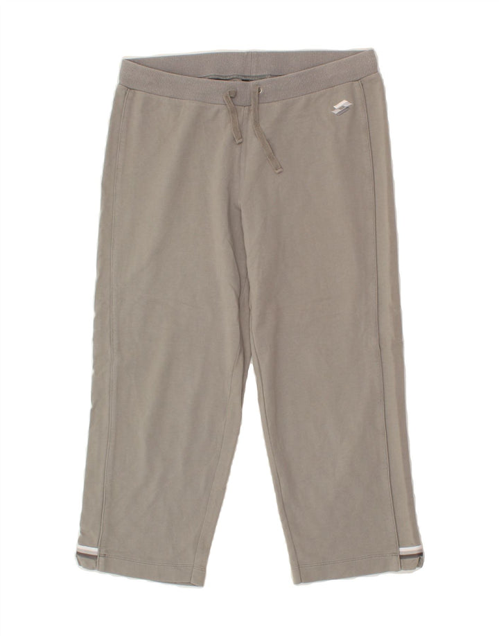 LOTTO Womens Capri Tracksuit Trousers UK 14 Medium Grey Vintage Lotto and Second-Hand Lotto from Messina Hembry 
