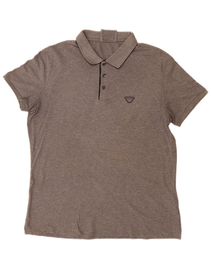 Armani Jeans Polo Shirt til mænd 3XL Grå Bomuld