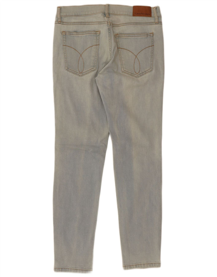 Calvin Klein Dame Slim Jeans W27 L26 Blå