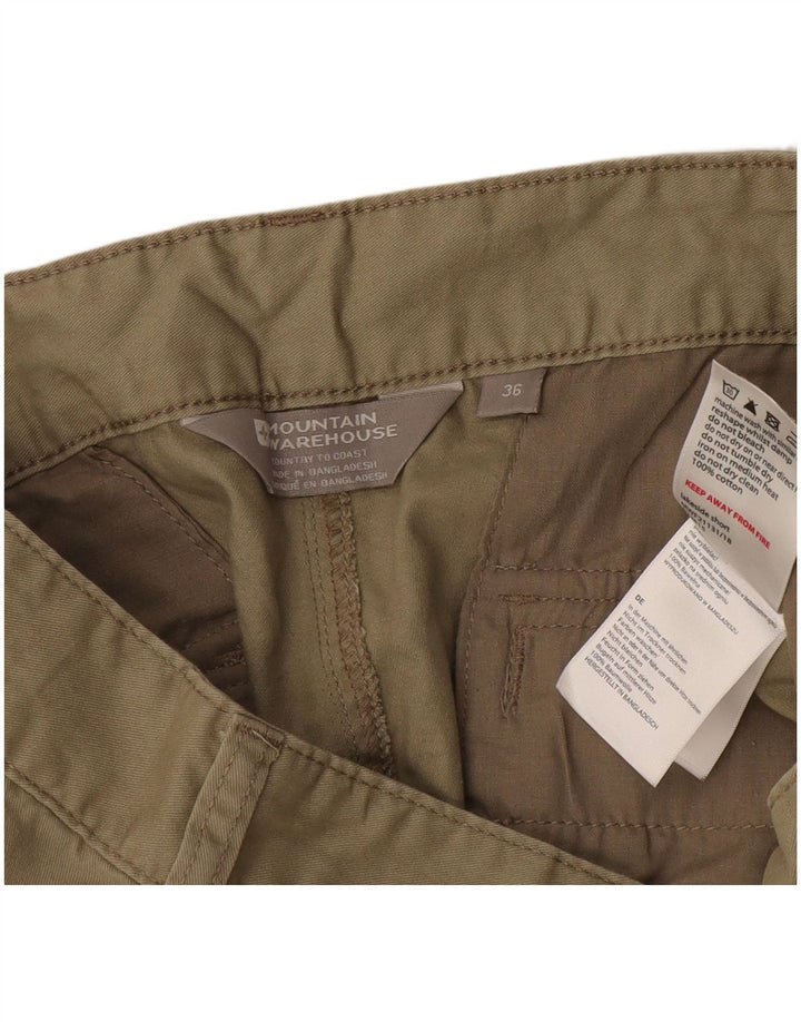 Mountain Warehouse Herre Cargo Shorts W36 Large Beige Bomuld