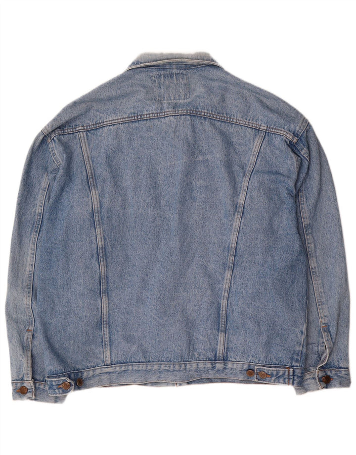 Wild Jeans Herre denimjakke UK 42 XL Blå Bomuld
