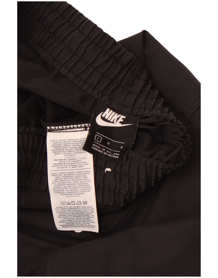 NIKE Herre Grant Fit træningsdragt Bukser Joggers Large Sort Polyester
