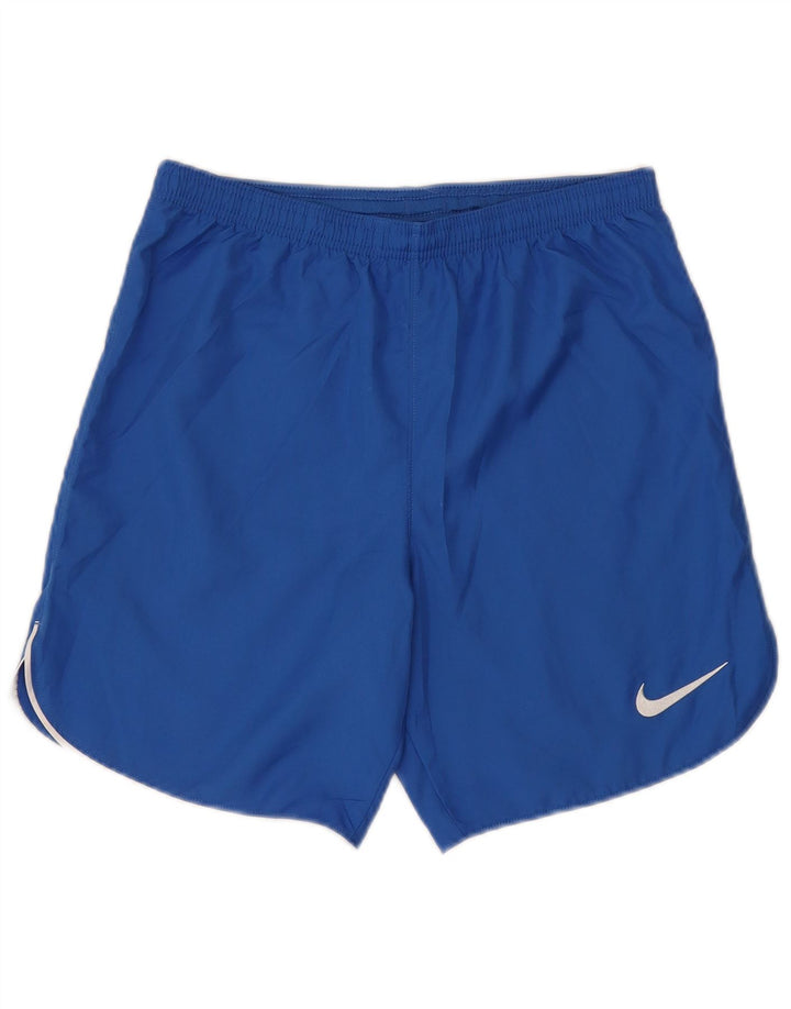Nike Herre Dri Fit Slim Fit sportsshorts Små blå polyester