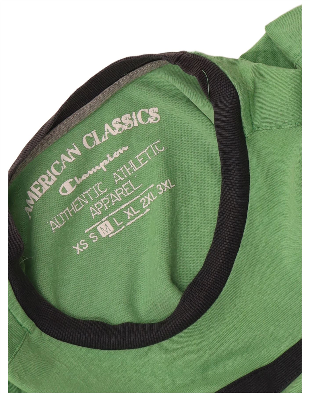 Champion Herre T-Shirt Top Medium Grøn Colourblock