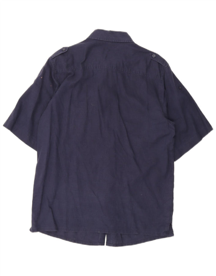 Fila Herre Military Kortærmet Shirt Medium Navy Blue