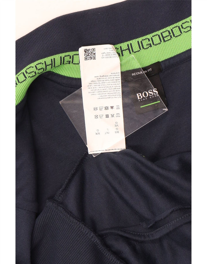 Hugo Boss Womens Regular Fit træningsdragt Topjakke UK 16 Large Navy Blue