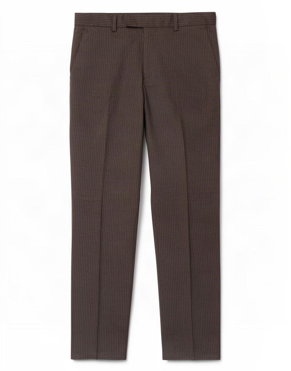 Marks & Spencer Mens Slim Fit Suit Trousers W30 L31 Grey Pinstripe
