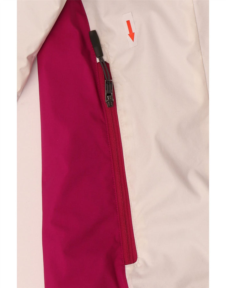 Columbia Womens Interchange Rain Jacket UK 16 Large Pink Colourblock Nylon