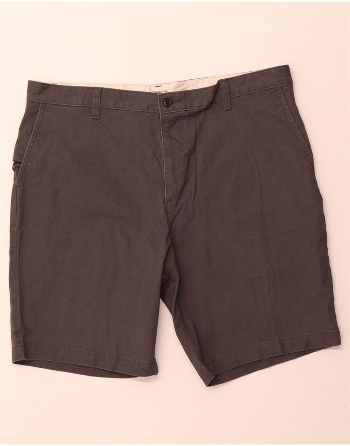DOCKERS Herre Cargo Shorts W38 XL Grå Bomuld