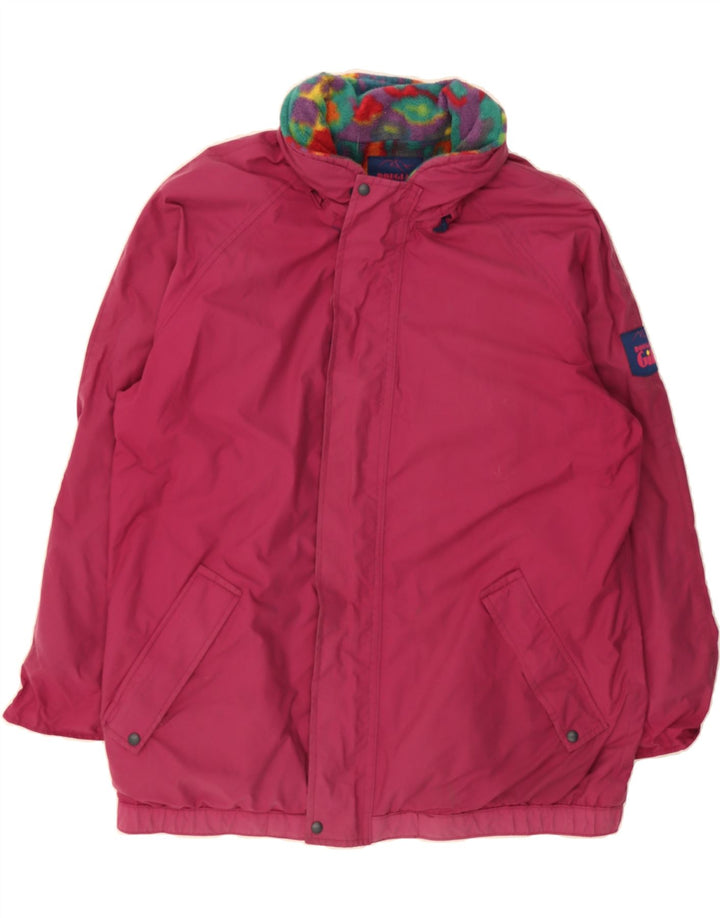 DOUGLAS Womens Padded Jacket UK 20 2XL Burgundy Nylon Vintage Douglas and Second-Hand Douglas from Messina Hembry 