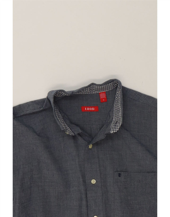 IZOD Mens Shirt Medium Navy Blue Cotton Vintage Izod and Second-Hand Izod from Messina Hembry 
