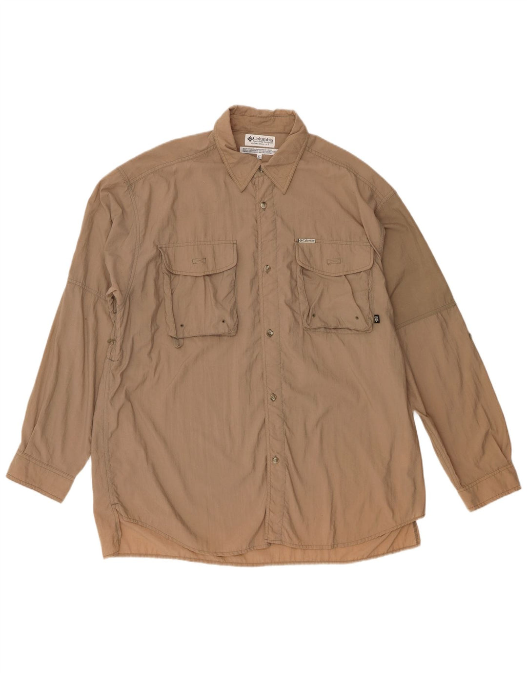Columbia Herreskjorte XL Beige Nylon