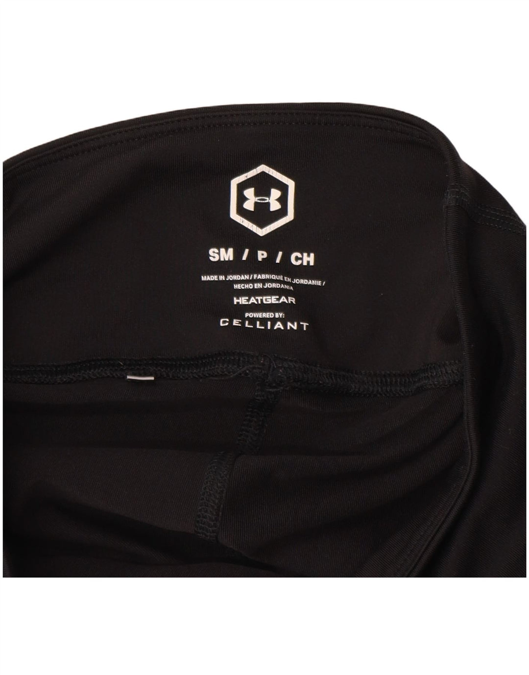 Under Armour Womens Heat Gear Leggings UK 8 Small Black