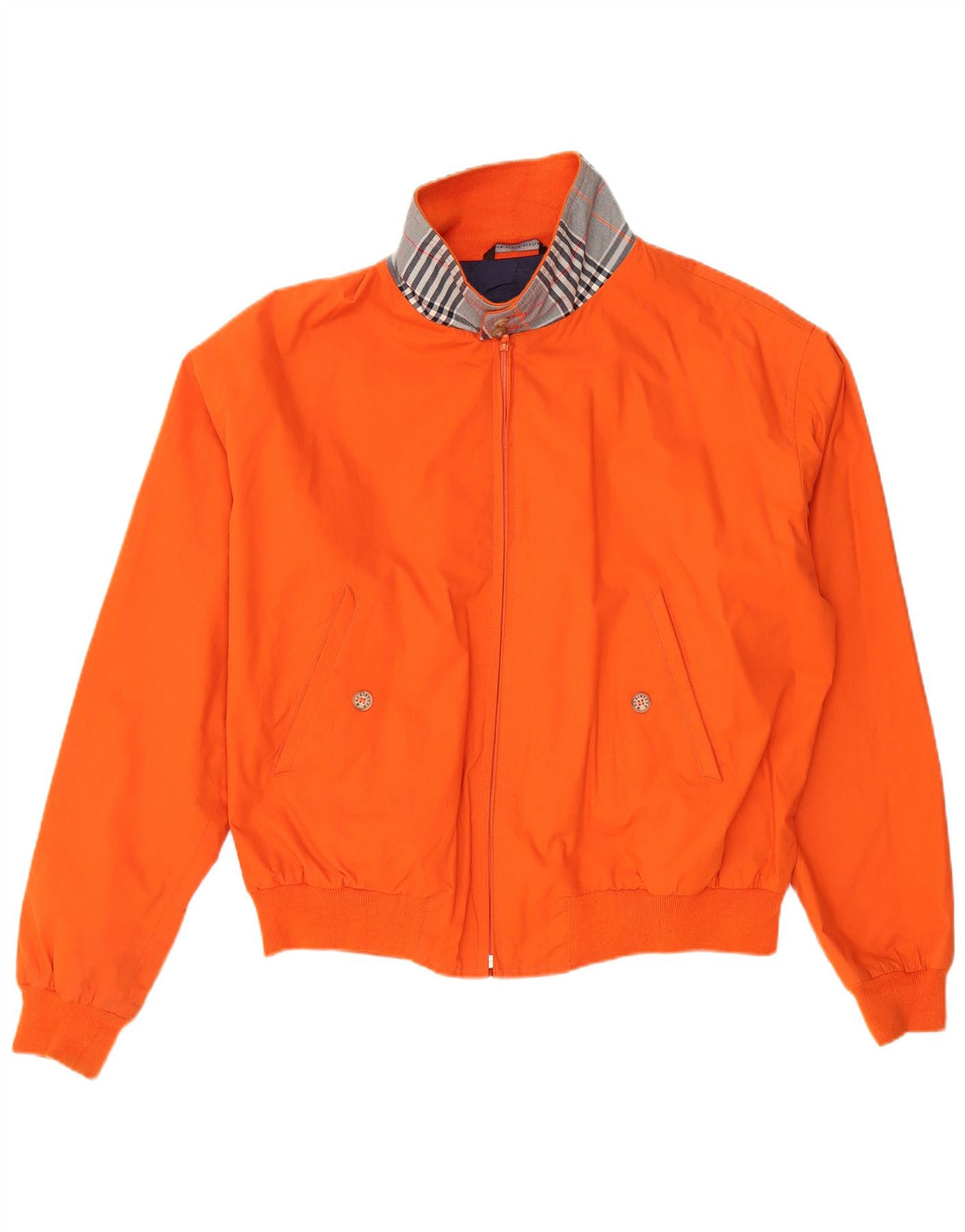 MACKINTOSH Bomberjakke til mænd UK 44 2XL Orange ternet bomuld