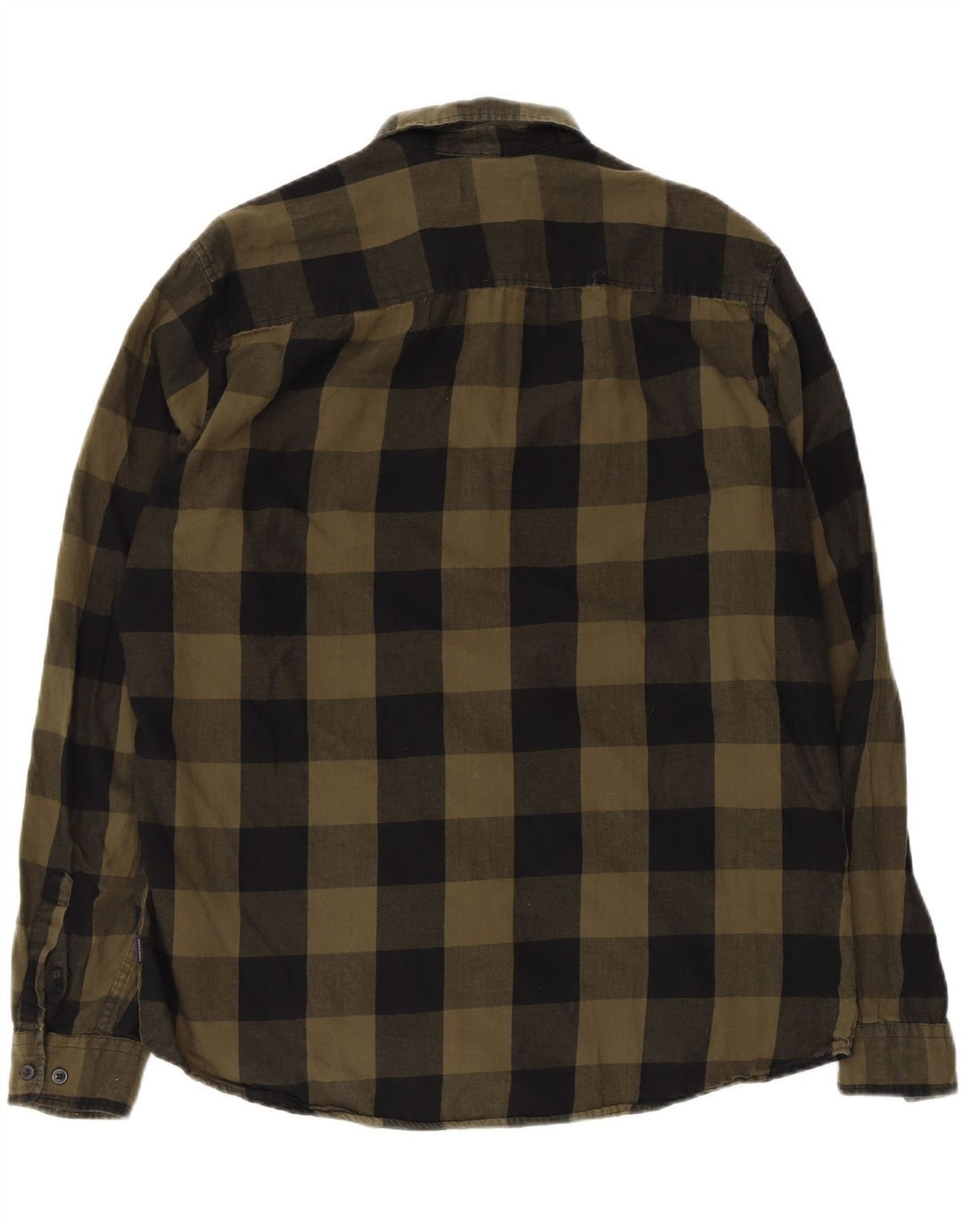 Jack & Jones Herre Flanellskjorte XL Khaki Ternet Bomuld
