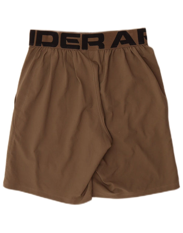 Under Armour Graphic Sports Shorts til kvinder UK 10 Small Brown Sports