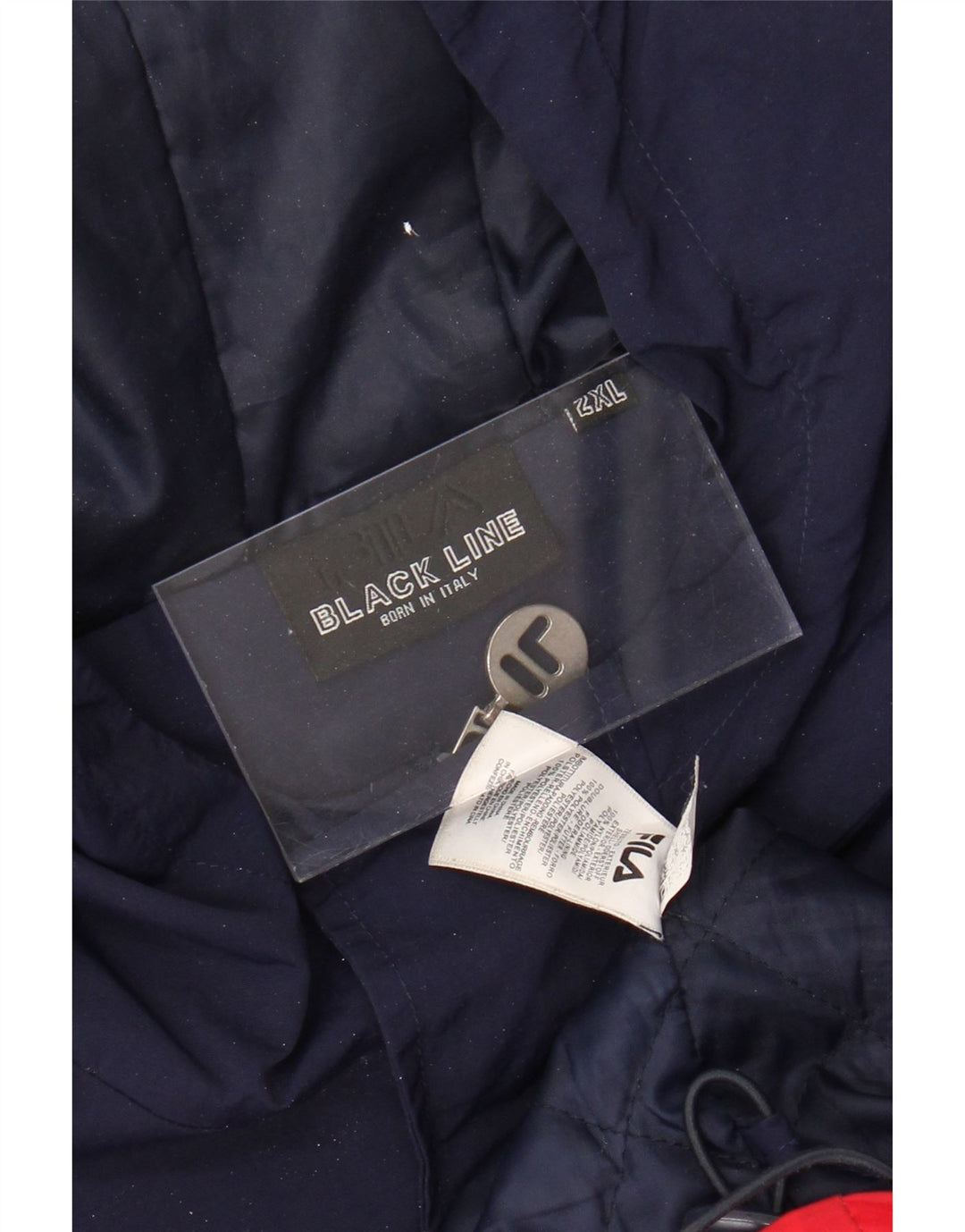 FILA Herre Grafisk Windbreaker Jacket UK 44 2XL Flerfarvet Colourblock