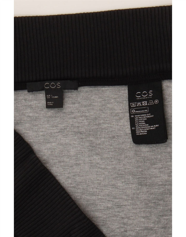 Cos Lige nederdel til kvinder Large W34 Grå Bomuld