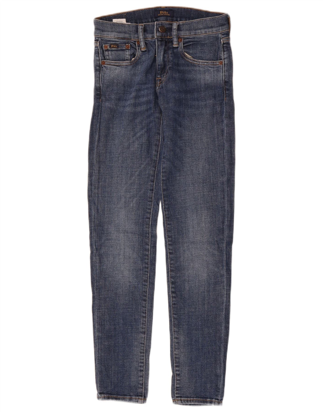 Polo Ralph Lauren Dame Slim Jeans W24 L30 Blå Bomuld