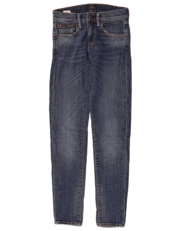 Polo Ralph Lauren Dame Slim Jeans W24 L30 Blå Bomuld