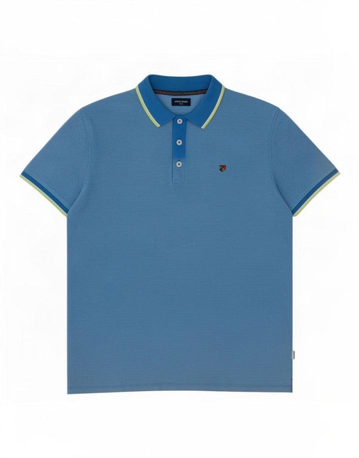 Jack & Jones herre poloshirt XL blå bomuld
