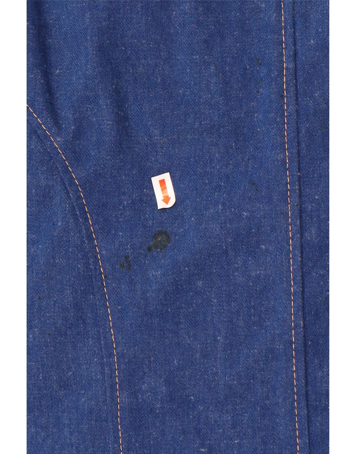 VINTAGE Dame denim vest UK 14 Medium Blue