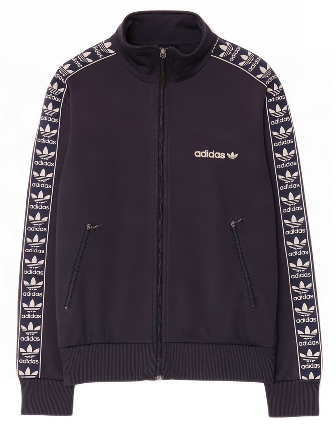 Adidas Grafisk træningsdragt topjakke til mænd XS marineblå polyester