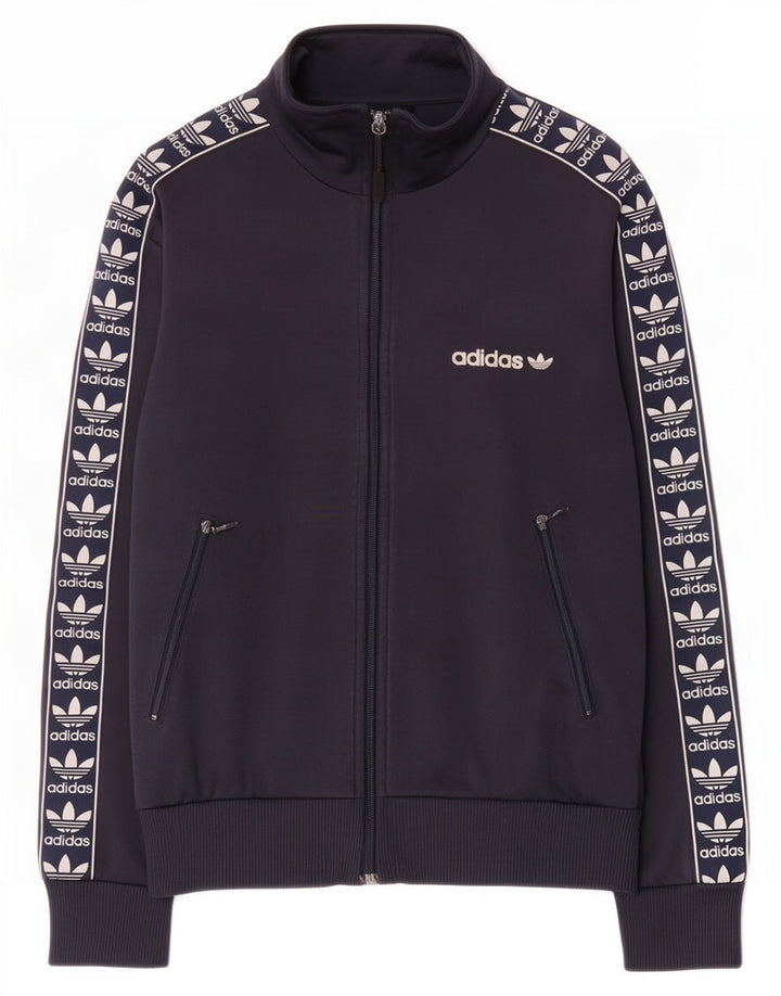 Adidas Grafisk træningsdragt topjakke til mænd XS marineblå polyester