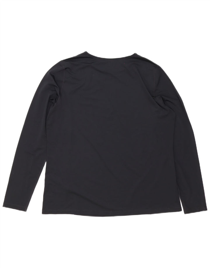 Nike Herre Top Langærmet 2XL Sort Polyester Sports