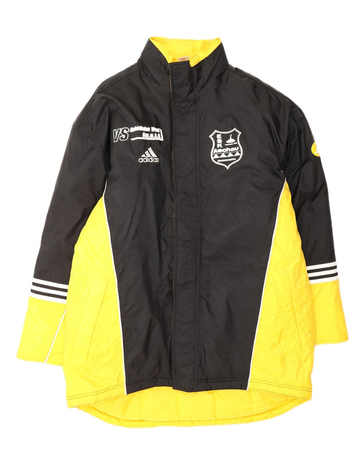 ADIDAS Grafisk Windbreaker Jacket til mænd UK 44/46 Large Black Colourblock