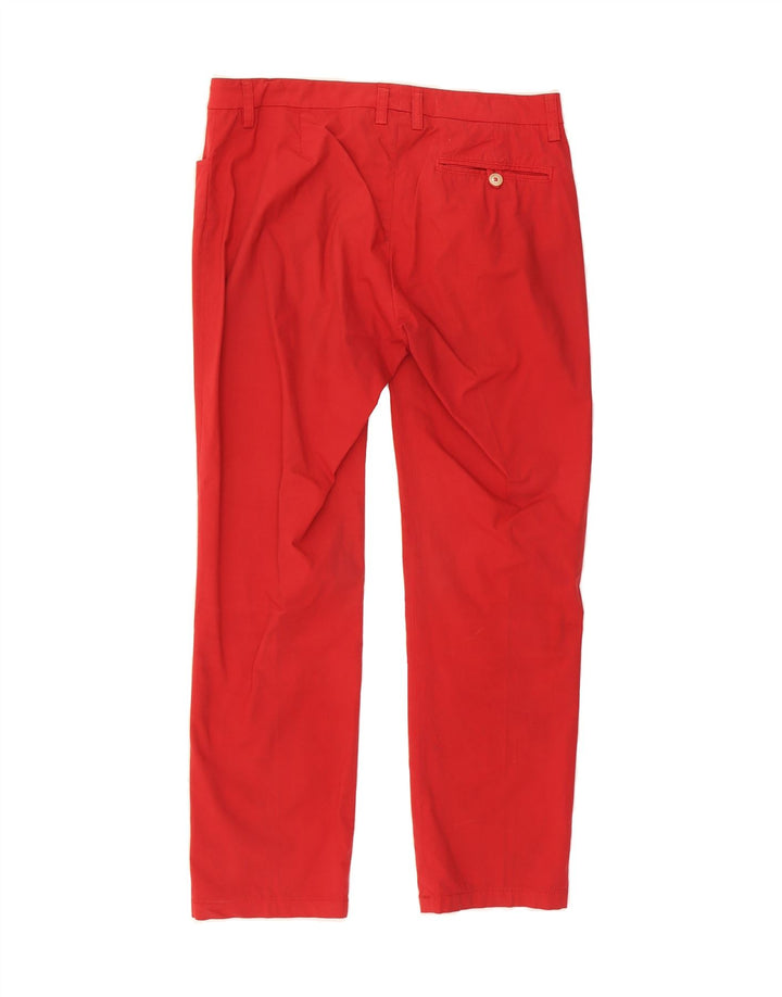 MARLBORO CLASSICS Womens Straight Suit Trousers EU 42 Large W30 L27 Red Vintage Marlboro Classics and Second-Hand Marlboro Classics from Messina Hembry 