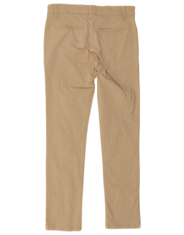 Benetton Boys Slim Chino Bukser 11-12 år 2XL W30 L28 Beige Bomuld