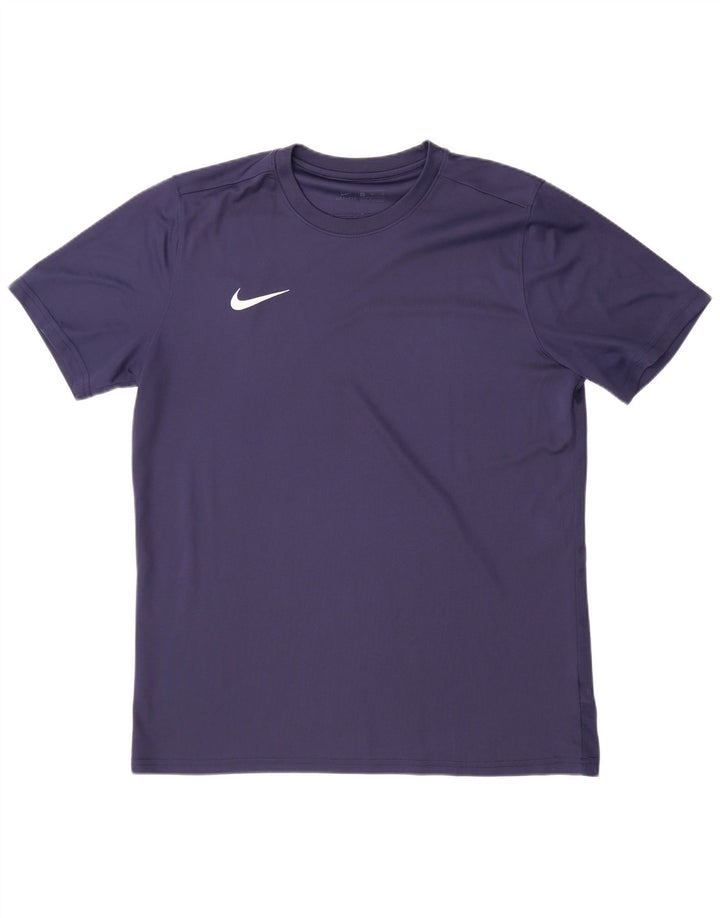 Nike herre Dri Fit T-shirt top XL marineblå