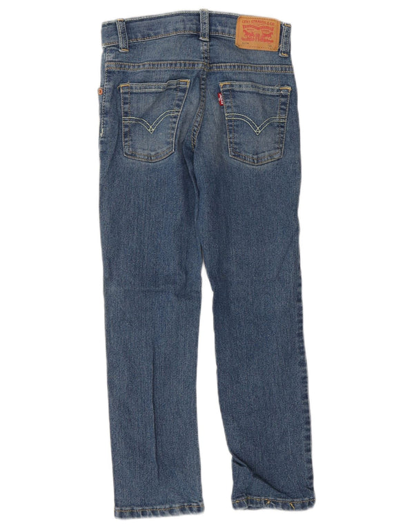 Levi's Boys 511 Slim Jeans 6-7 år W22 L22 Blå Bomuld